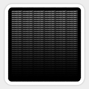 JAVASCRIPT Black Sticker